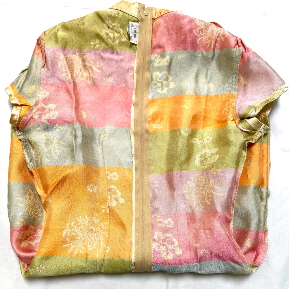 Vintage Yellow Qipao Size XS - Picture 7 of 9